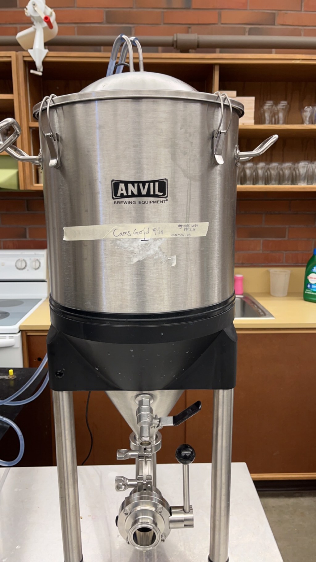 First Brew: German Golden&nbsp;Pilsner.